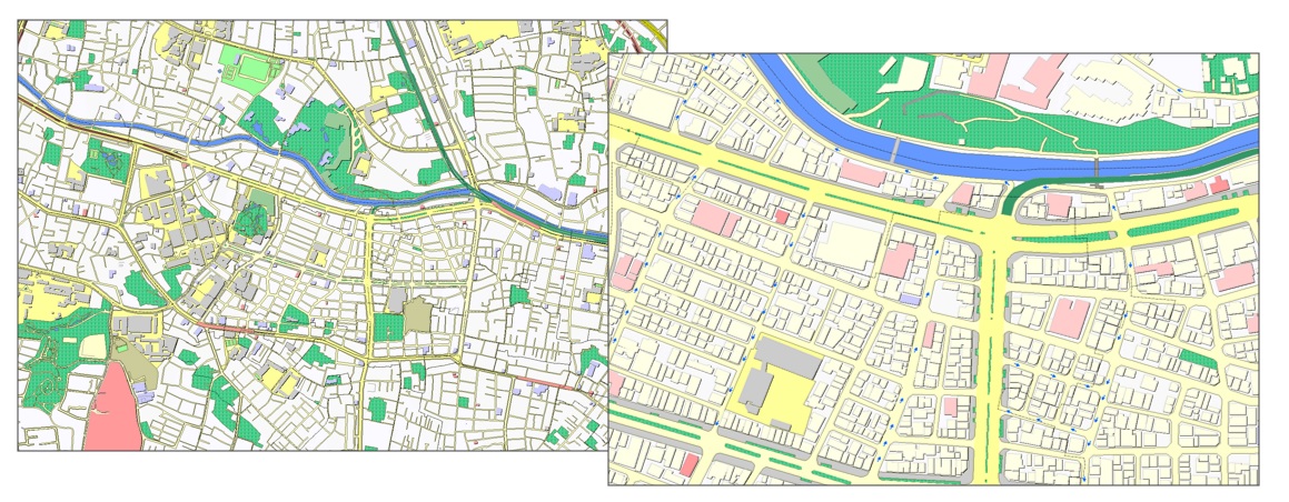 市街地図データ